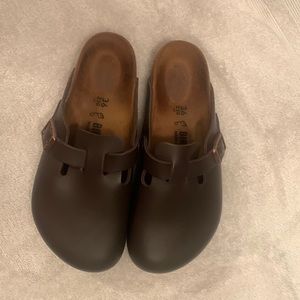 Birkenstock Boston - Size 6 or 36,Oiled Leather Habana.